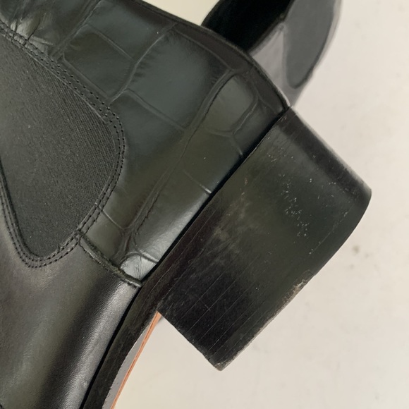 COACH Suffolk Patchwork Calf Boots, Black on Black, Authentication - Picture 14 of 16